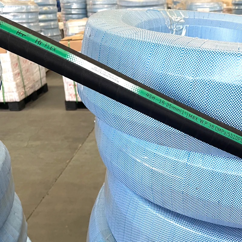 Гидравлический шланг высокого давления для экскаватора гибкий резиновый Масляный SAE R1 R2