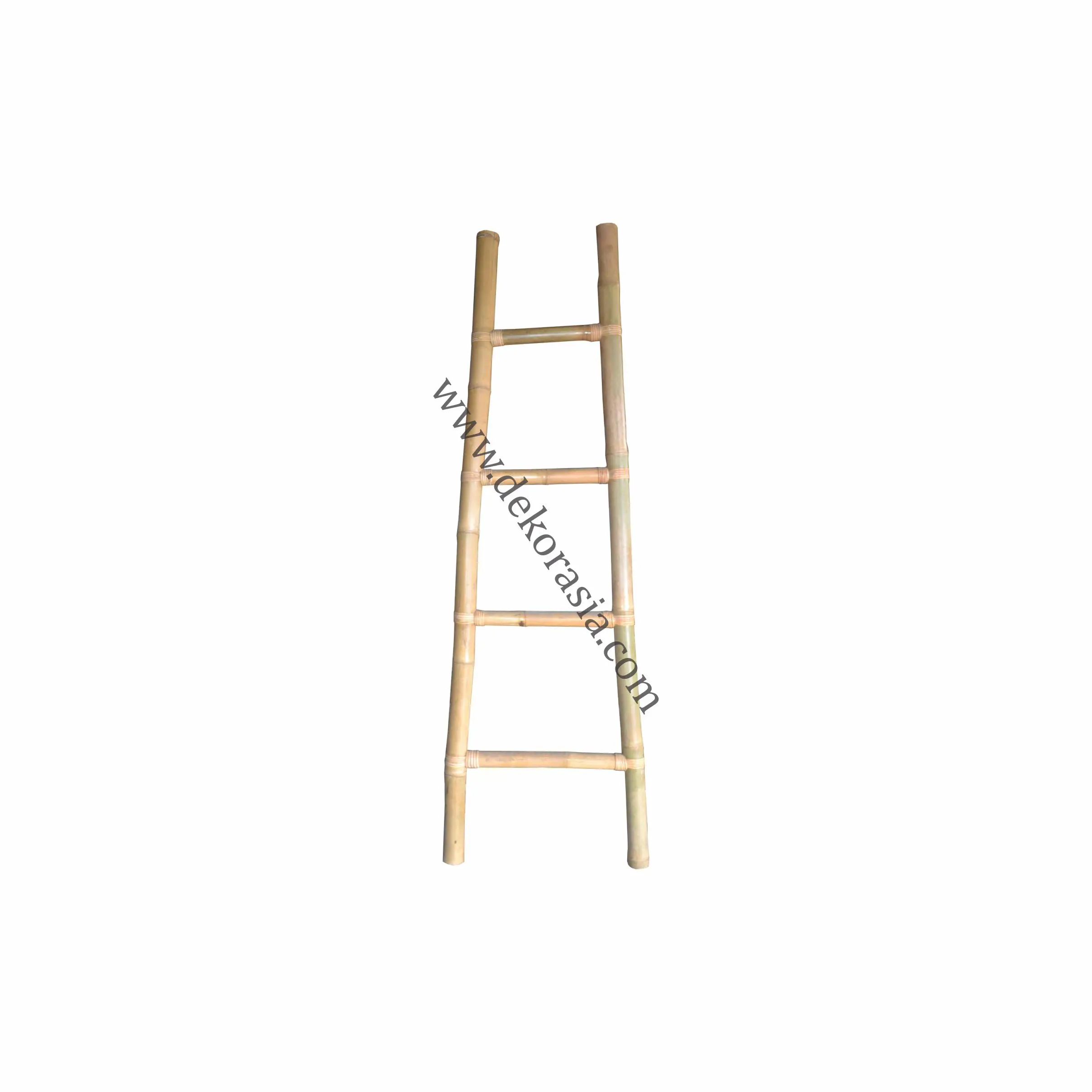 Natural Bamboo Ladder 4 Rungs Bottom Width, Other Ladders Bamboo Furniture Ladders, Step Ladders