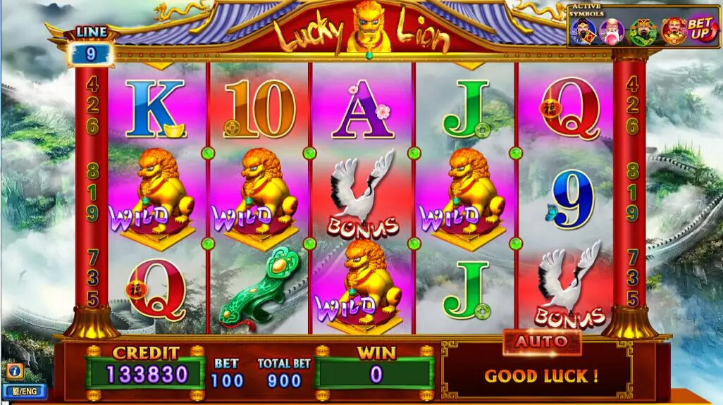 Hot Happy New Year Lucky Lion JQK version dual screen touch screen Link Coin operated Game Board