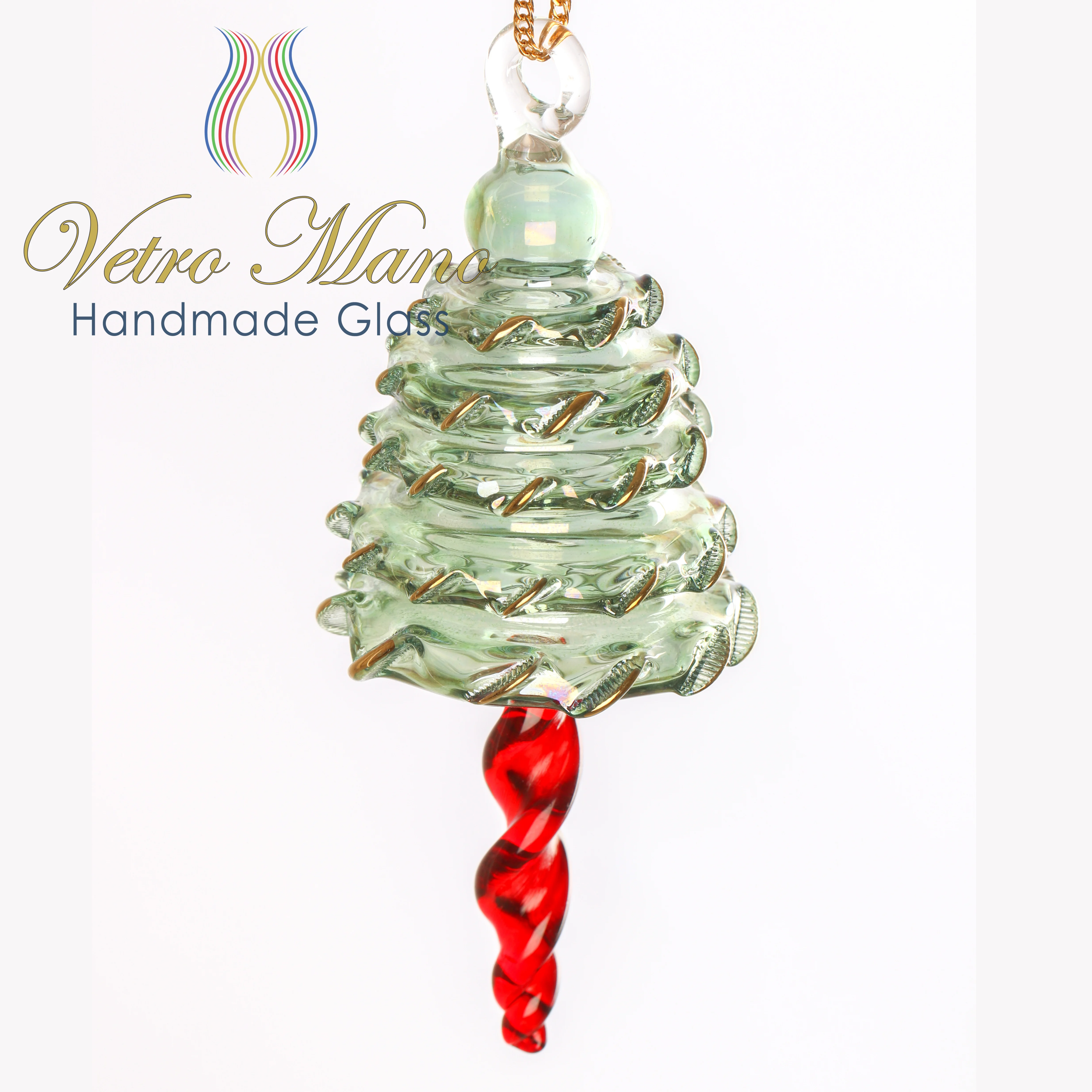 Egyptian Glass Christmas Ornaments & Baubles  - Tree Style