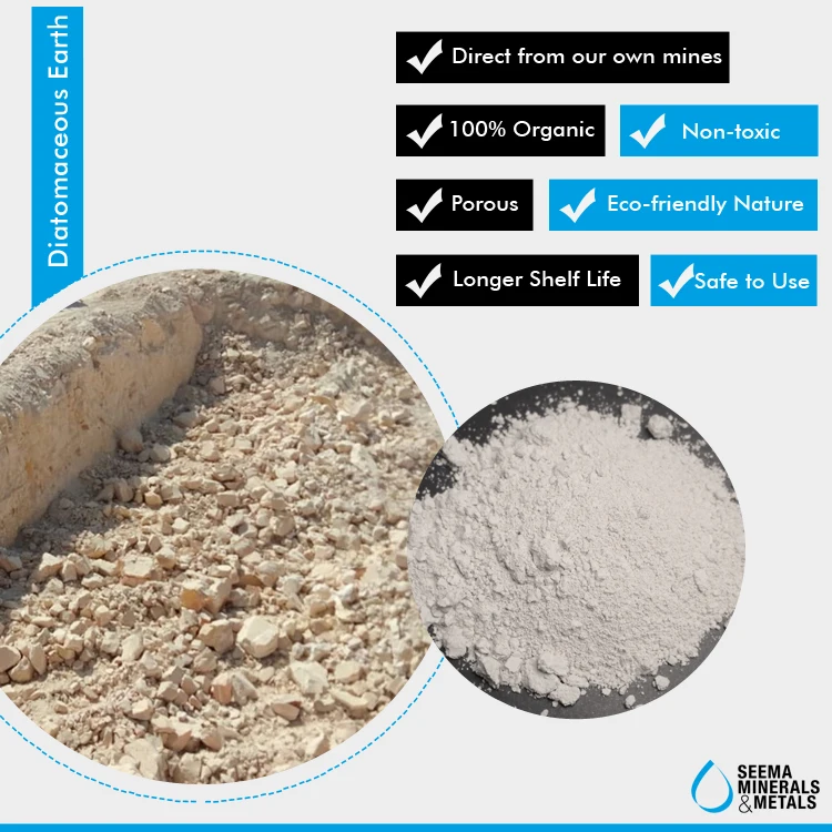 Direct Factory Supply 100% Original Diatomite Powder for insulation in Battery Coke Oven