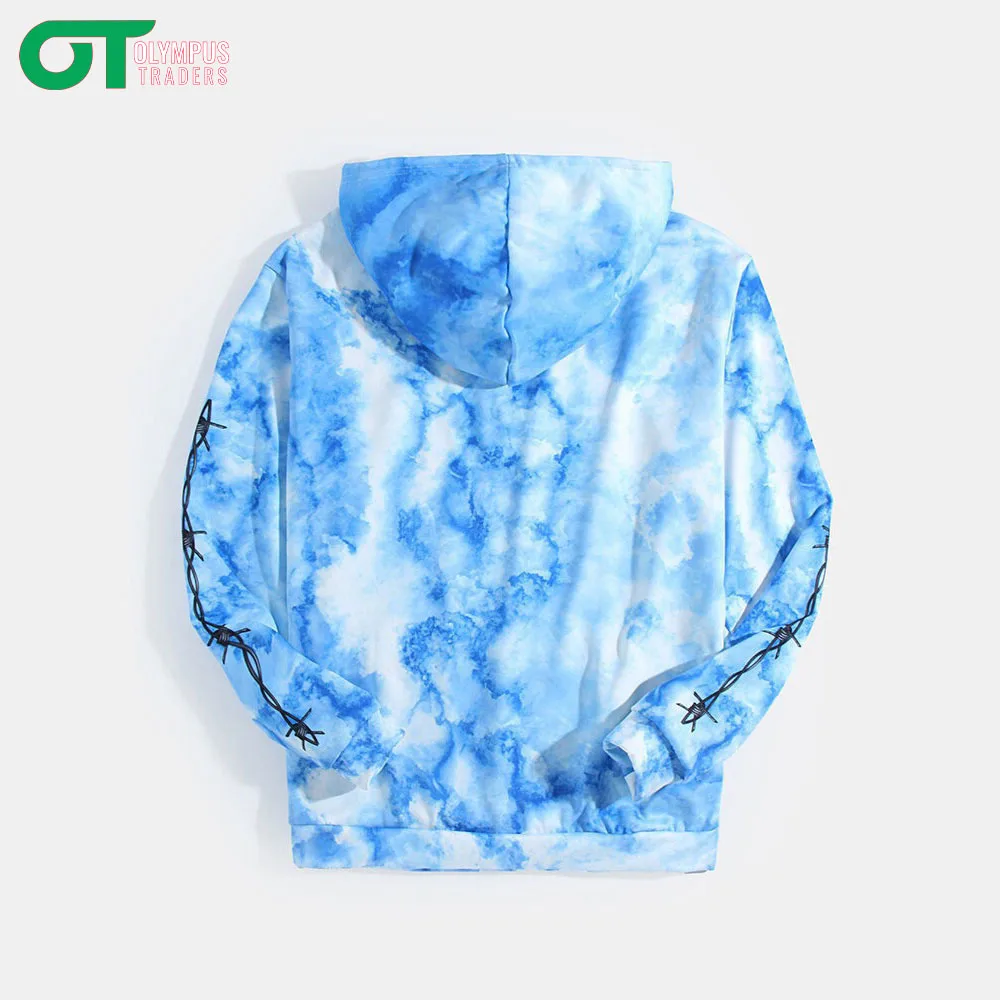 Оптовая продажа, толстая зимняя мужская разноцветная синель толстовка с вышивкой на заказ