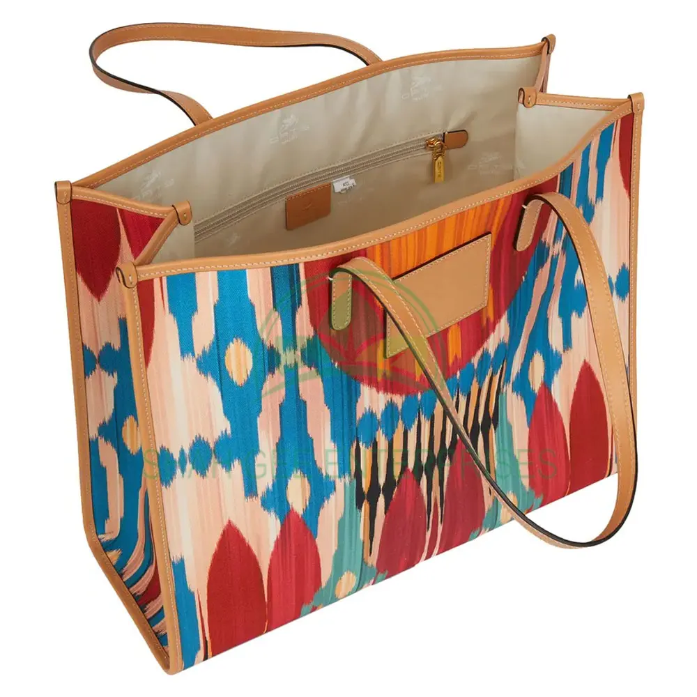 Custom Logo Printed Recyclable Plain Cotton Canvas Shopping Tote Bag Custom Large Capacity Canvas Tote Bag