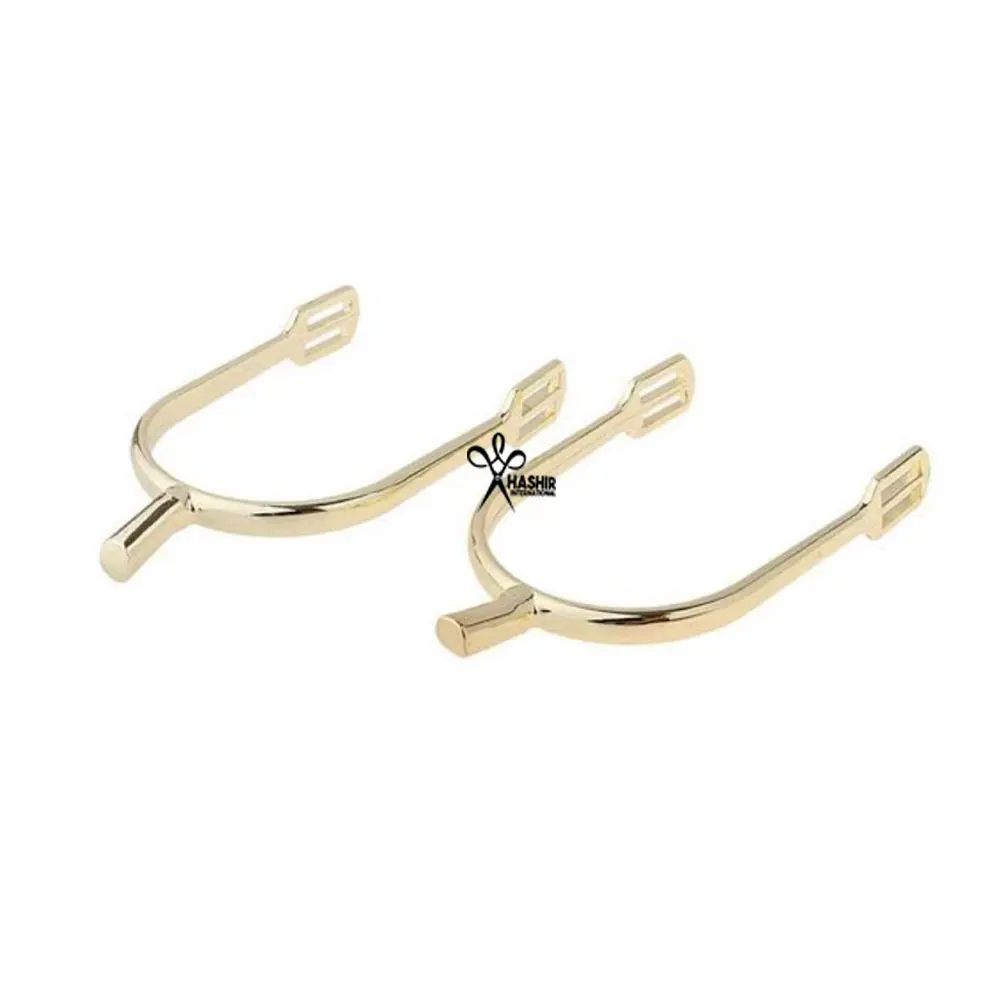 Horse Spurs Knob End Brushed Stainless Steel Top Quality Riding Horse Spurs