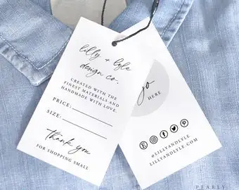 High-end Tag Paper Printed Shirt Clothing Brand Logo Proper Price New Type Popular Product Custom Clothing