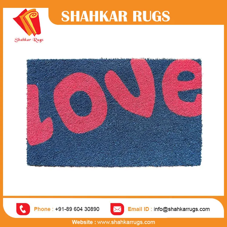 2024 New Modern Design Wholesale Price Coir And Rubber Matting Mat Outdoor Coir Mat