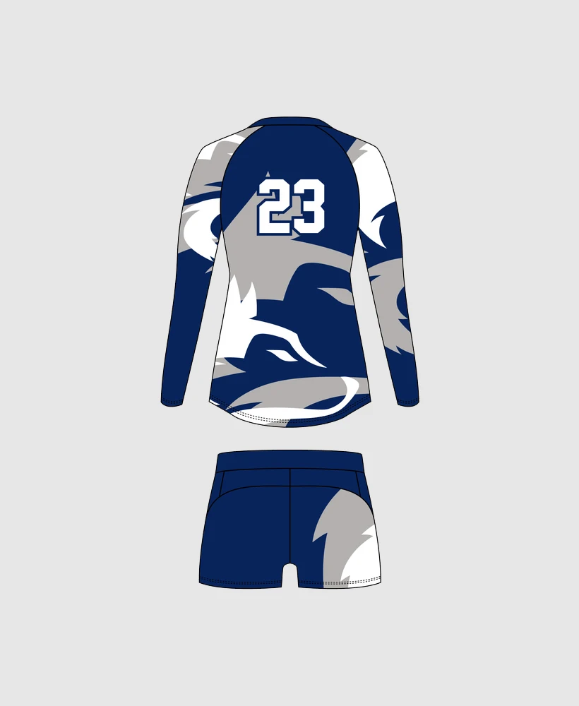  Оптовая продажа дешевый высококачественный Женский волейбол Премиум-качества горячая Распродажа индивидуальная сублимационная тренировка Клубные волейбольные майки с длинным рукавом