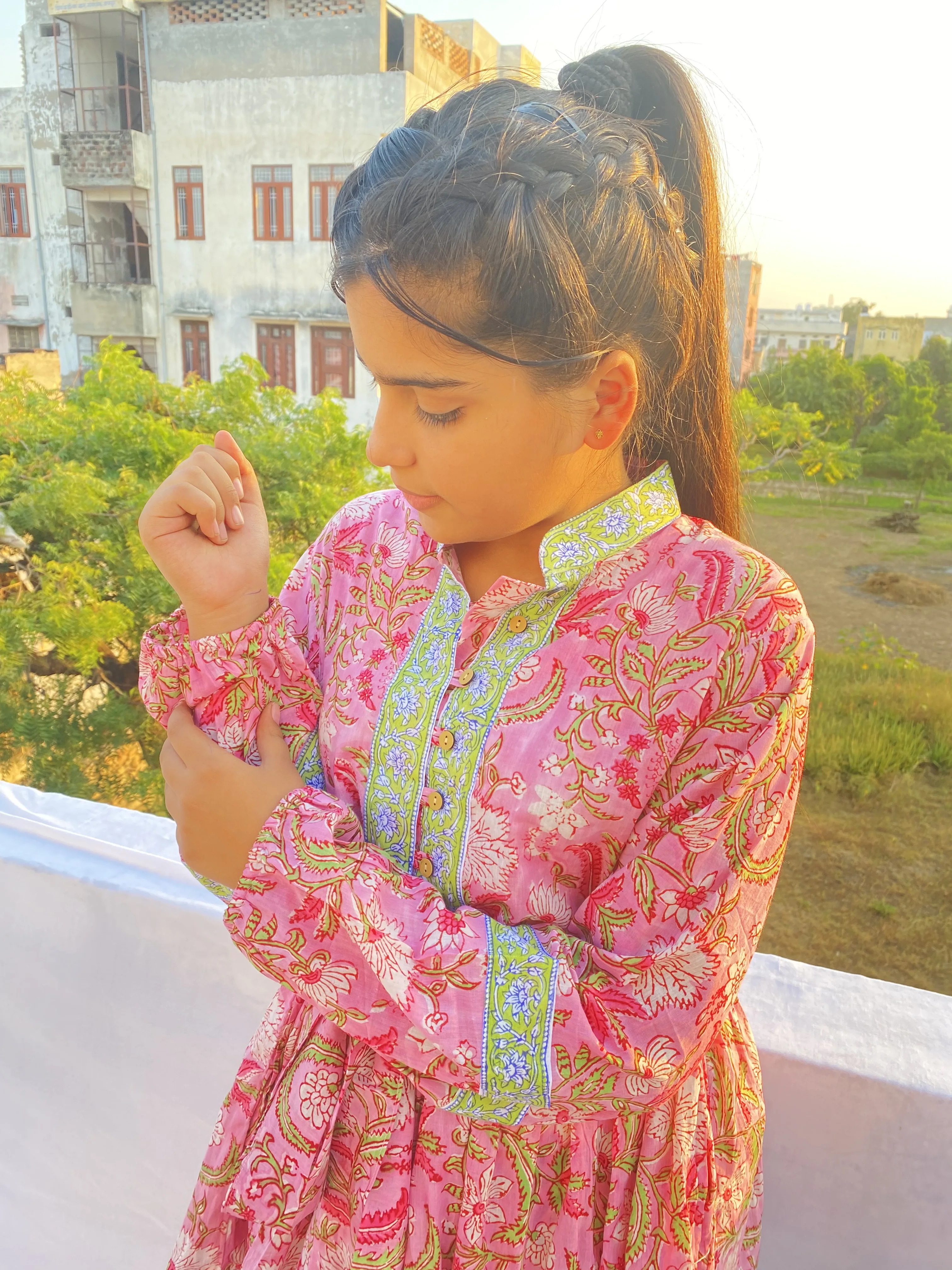 Maternity Gown Night Sleep Wear Dress Kaftan for Women Long Kimono Robe Tunic Ethnic Kimono Robes Print Indian Cotton Summer