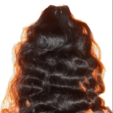 Buy low price Single Donor Temple Machine Weft Indian Human Hair