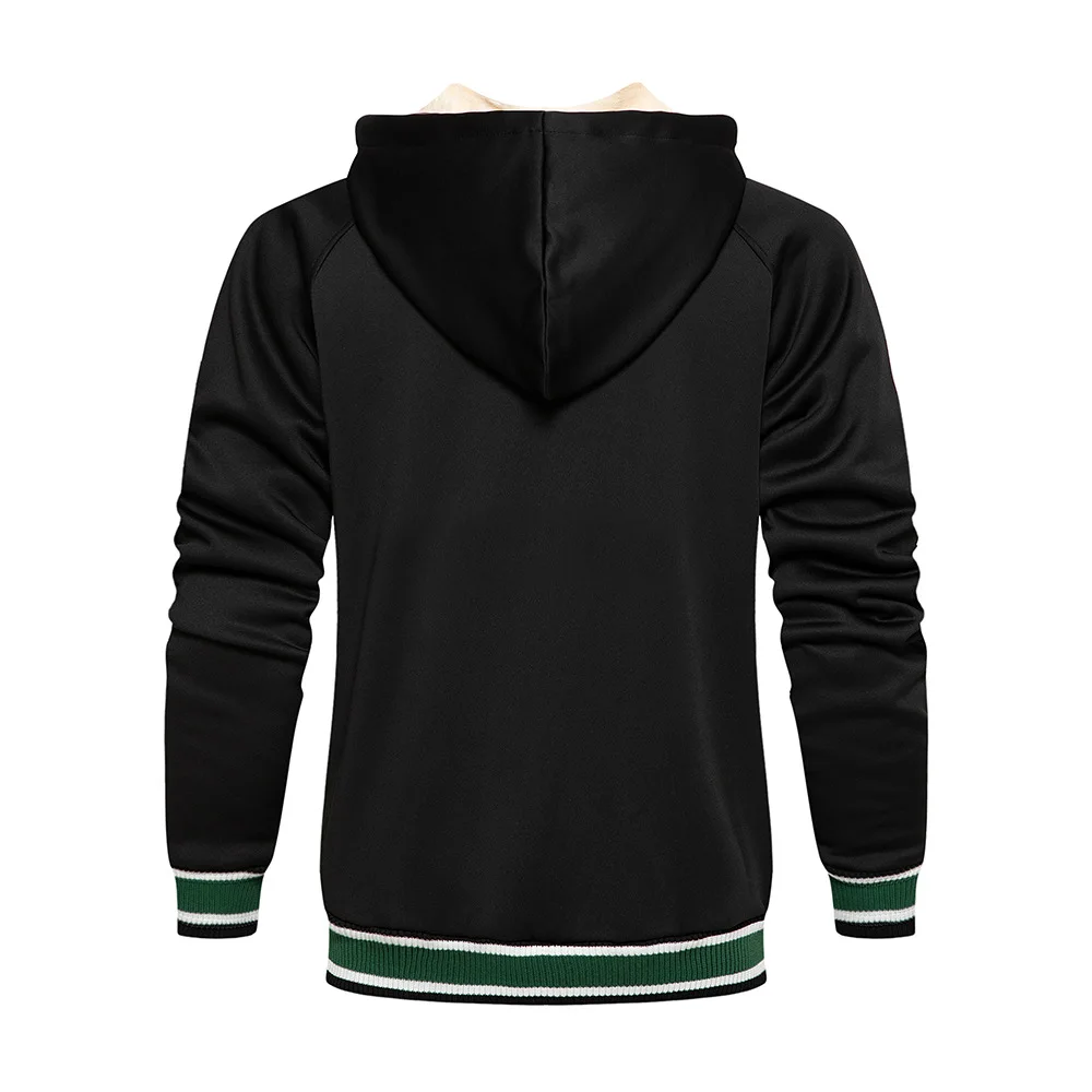 Мужская простая одежда на молнии куртки с капюшоном от частного бренда капюшон для дизайнерского тренажерного зала Флисовая Куртка тренировок