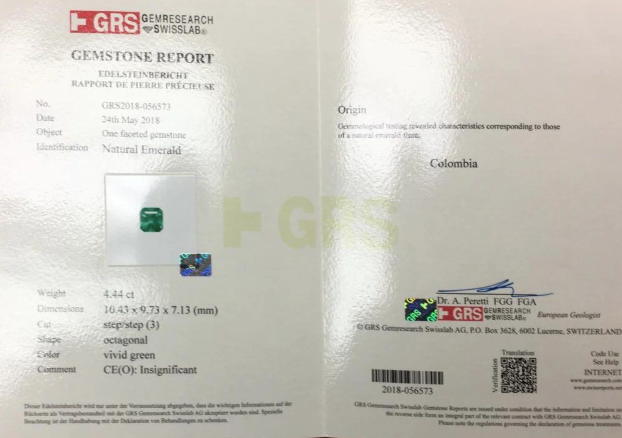 
Blue Tone Emerald Cut Top Gem Columbian Origin For Sale Loose Gemstone Precious Gemstone Emerald Stone Price Real Gems Hot Sale 