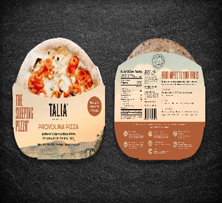 Ready to Ship Fully Baked Frozen Handmade Provolina Pizza 100% Natural  No preservatives No additives No GMOs