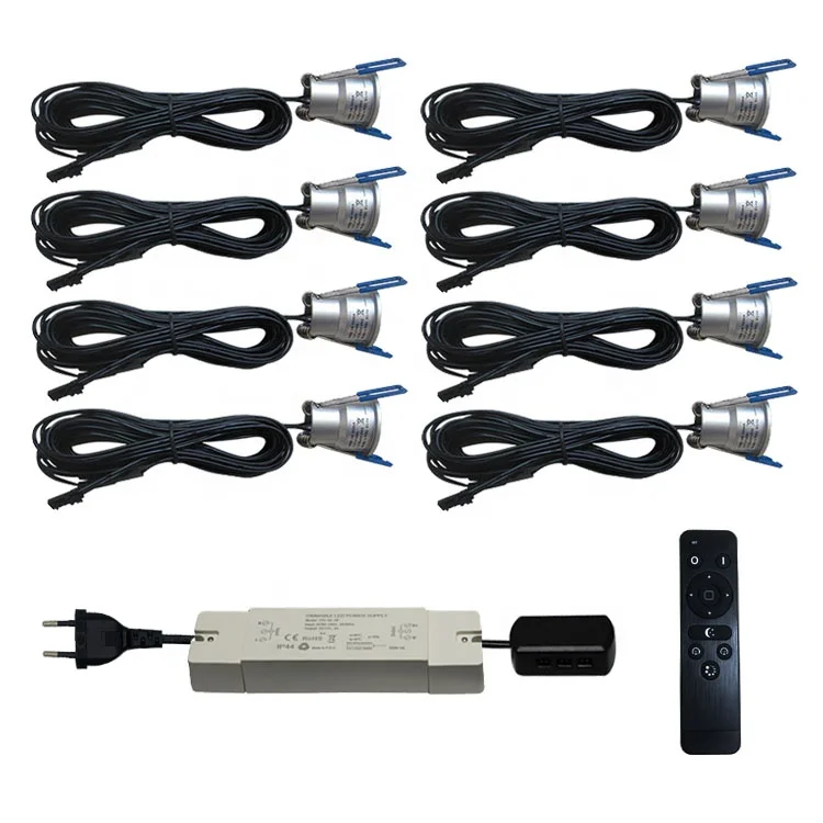 Светодиодные светильники с регулируемой яркостью, IP65, от 1 до 12 комплектов, 12 В