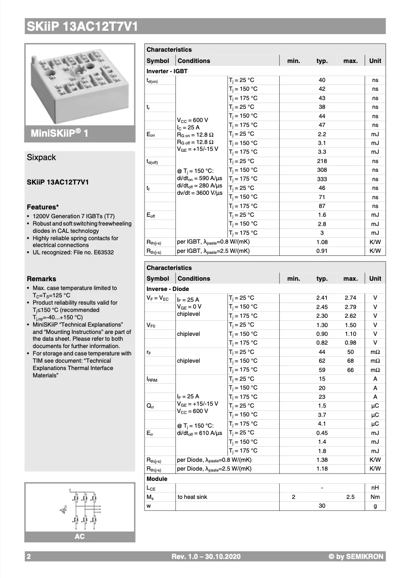 Good Quality Original And Certified SKiiP 13AC12T7V1 From Germany Other Sensors Motion Sensors