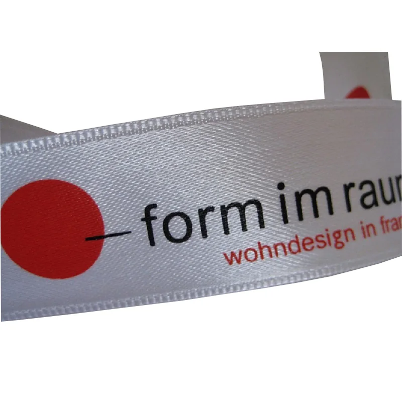 Рельефная лента с напечатанным экраном логотипом на заказ для празднования подарочной упаковки