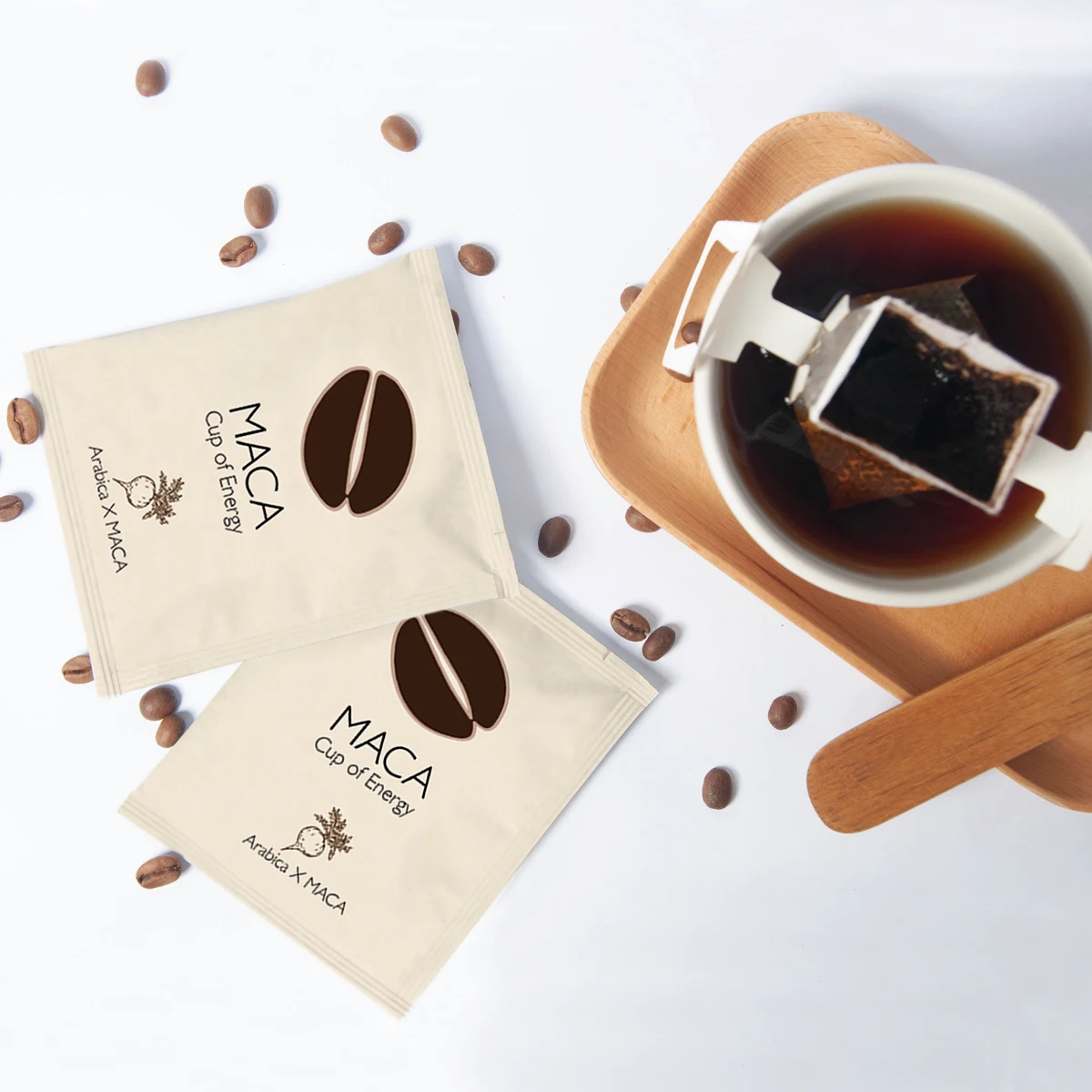 Strong Taiwan Men Enhance Sexual Power Peru Black MACA Drip Coffee 10g Bio Herbs Coffee