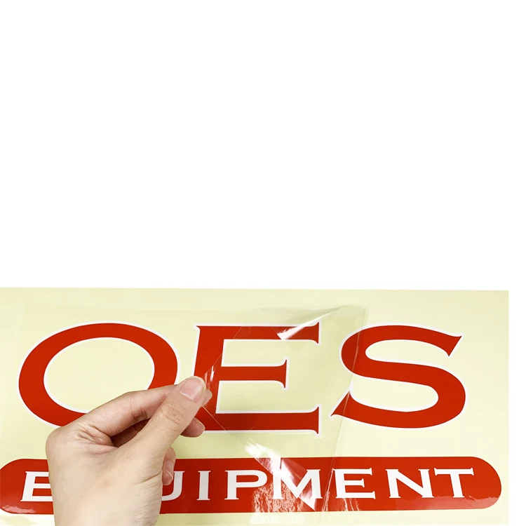 
Premium transfer label sticker custom print 