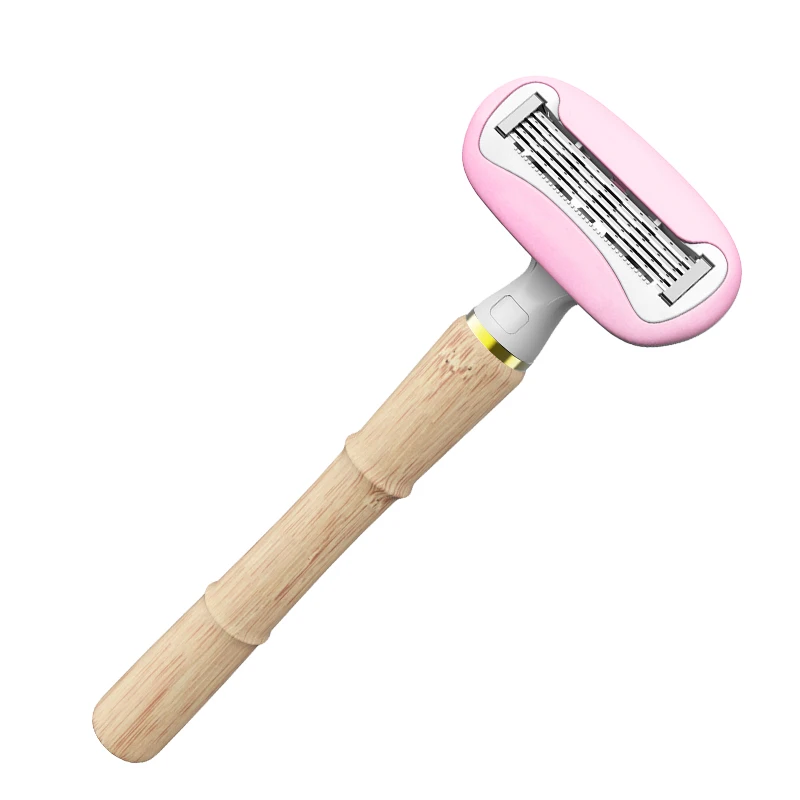 Newest Product Lady Bamboo Fibre Material Razor 5 Blade Razor For Women