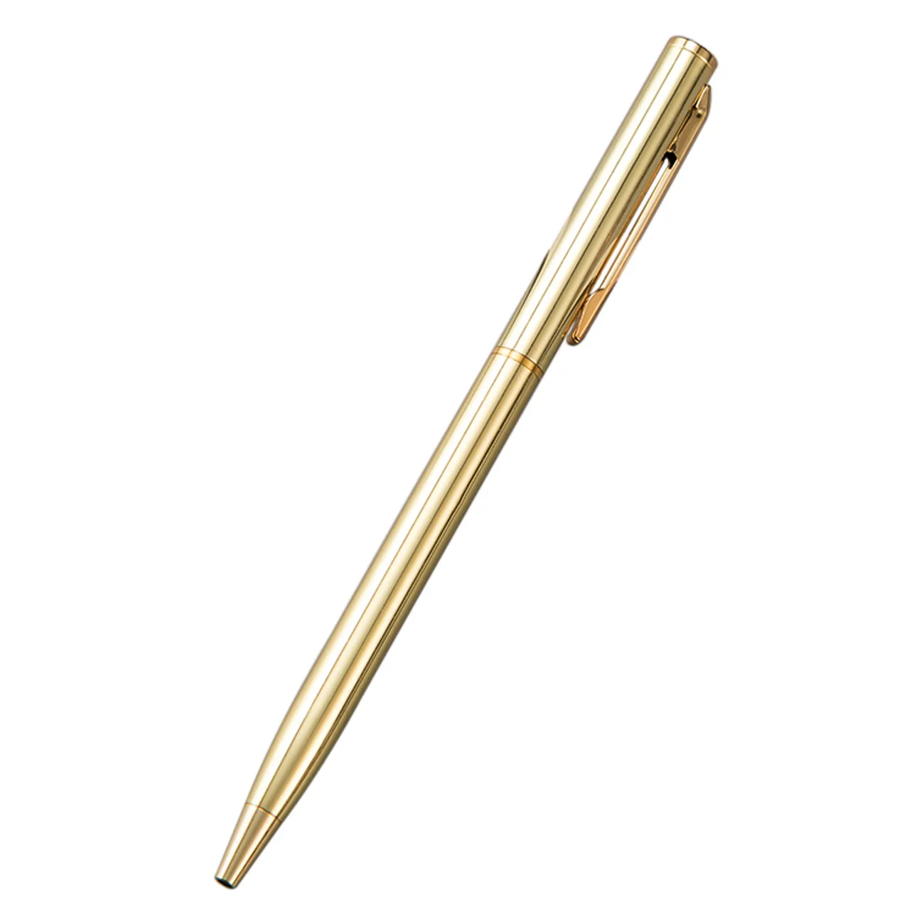 
Slim Metallic Ballpoint Pens Retractable Ballpoint Pen Gold, Rose Gold, Silver Pen with Black Ink 