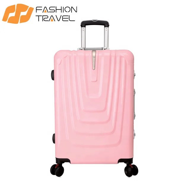 Aluminum Frame with TSA Lock Anti-scratch luggage 100% pure pc luggage