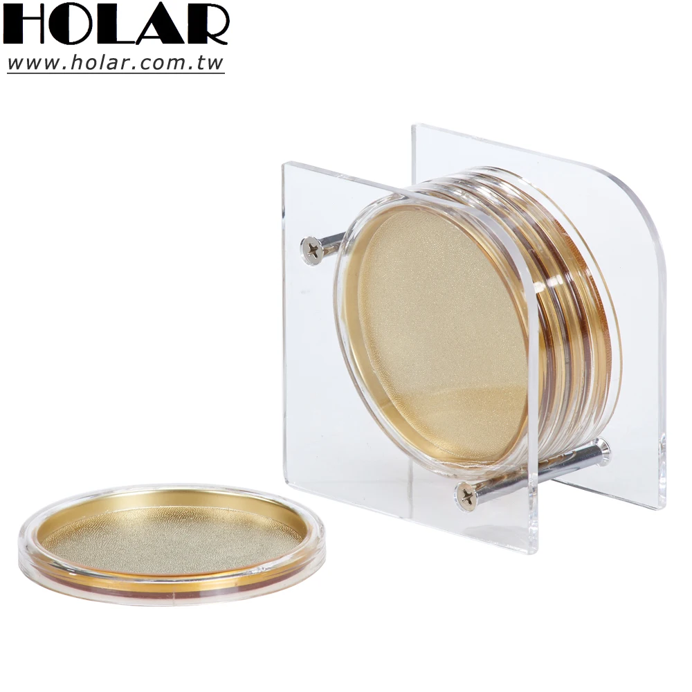 [Holar] Тайвань набор из 6 золотых подставок для чашек напитков