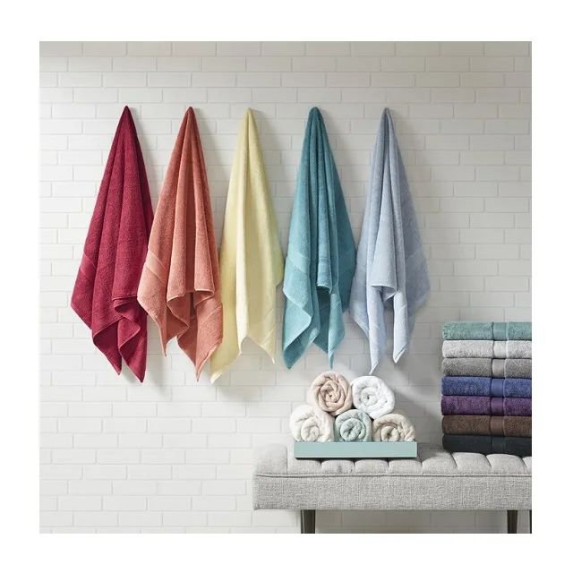 High Quality Dyed Dobby Weave Towel Sets In Different Sizes Available For Gym In Bulk On Best Wholesale Price