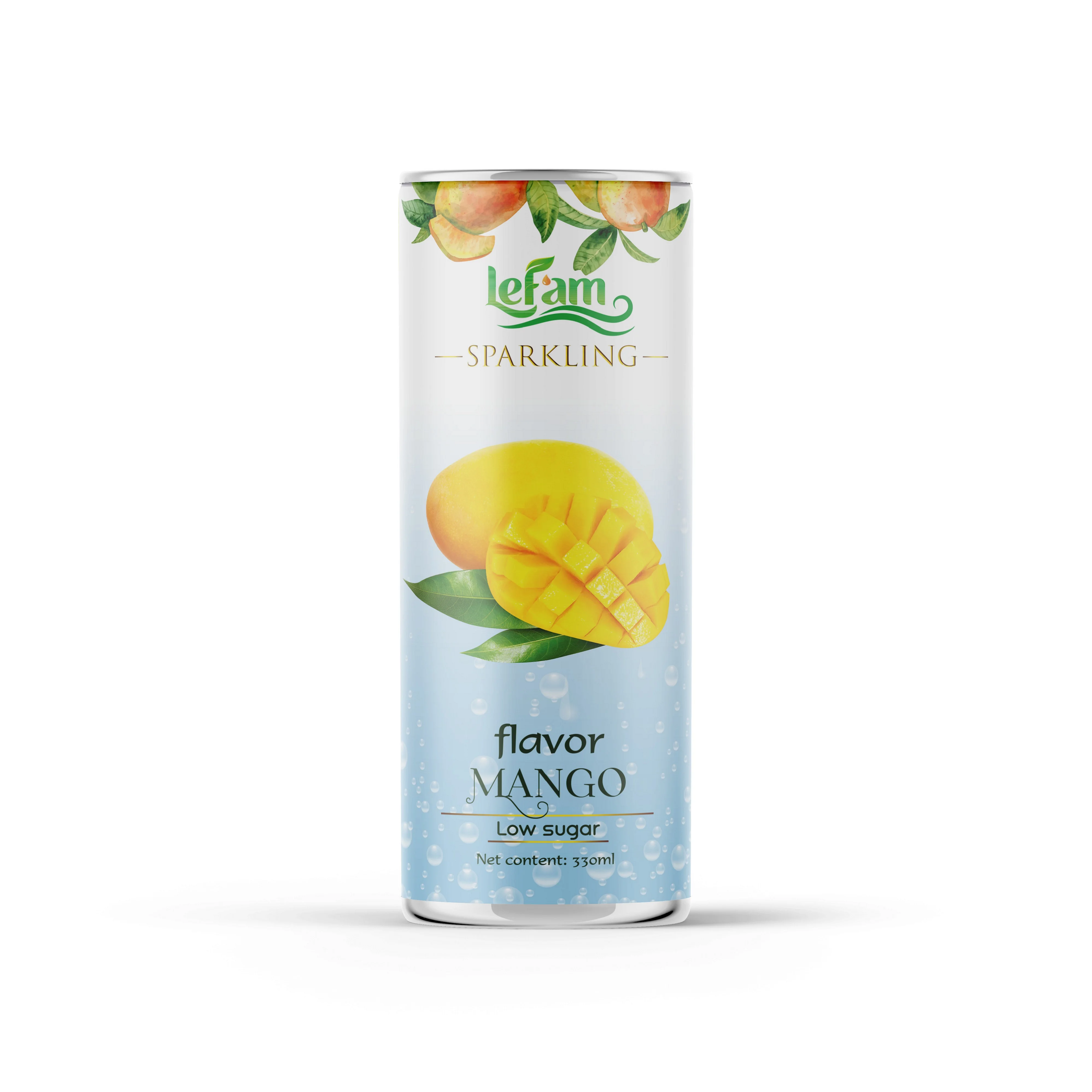 Natural Raw Materials Sparkling Drink Lemon Flavor OEM Custom Vietnam supplier LEFAM WhatsApp 0084 96 345 2745