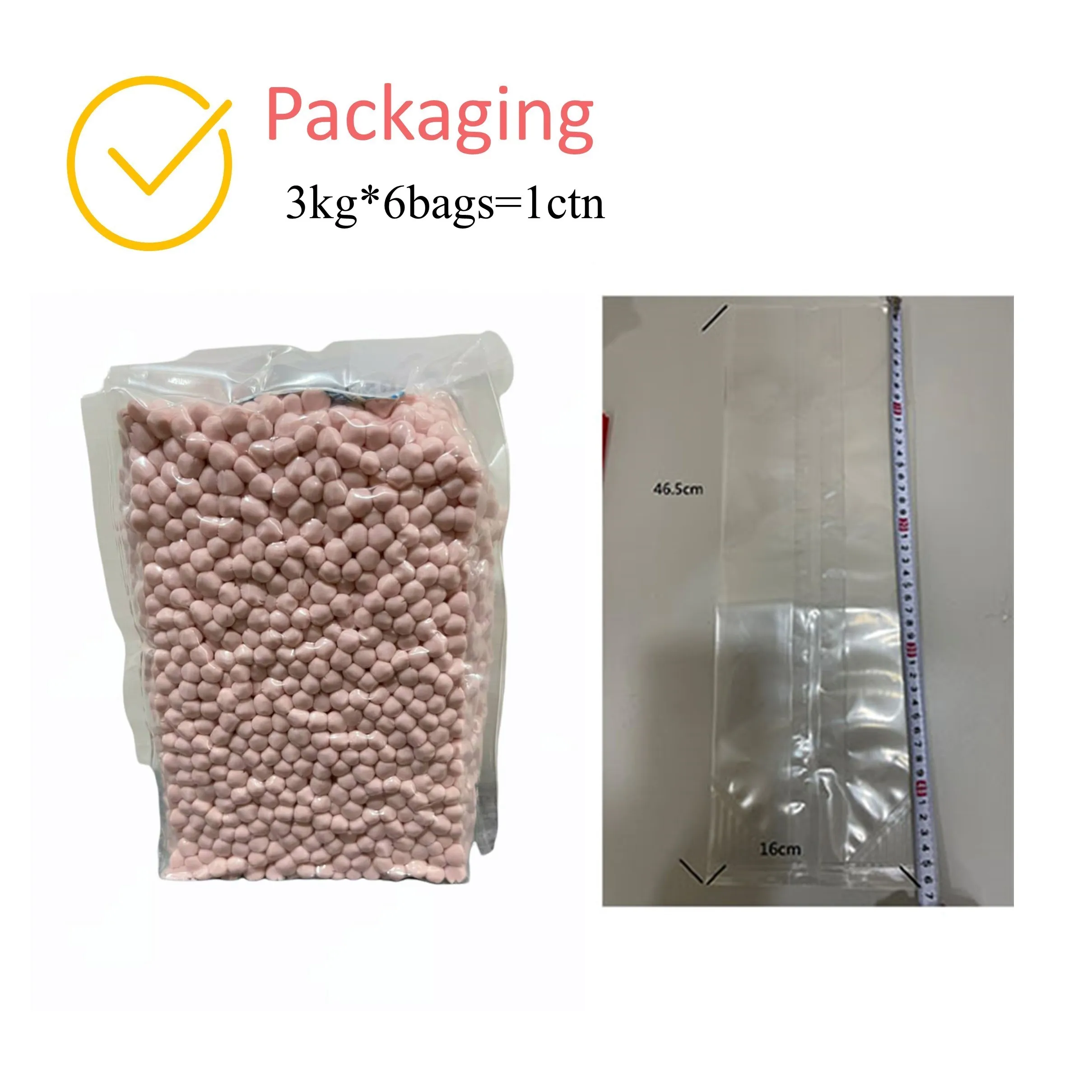 Taiwan Bubble Tea Supplier Red Tapioca Pearl 3 kg  size 8.5 mm~9.5 mm