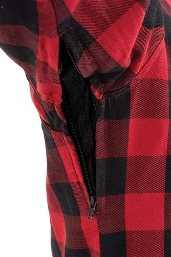 flannel shirts for women aramid lining and CE armor