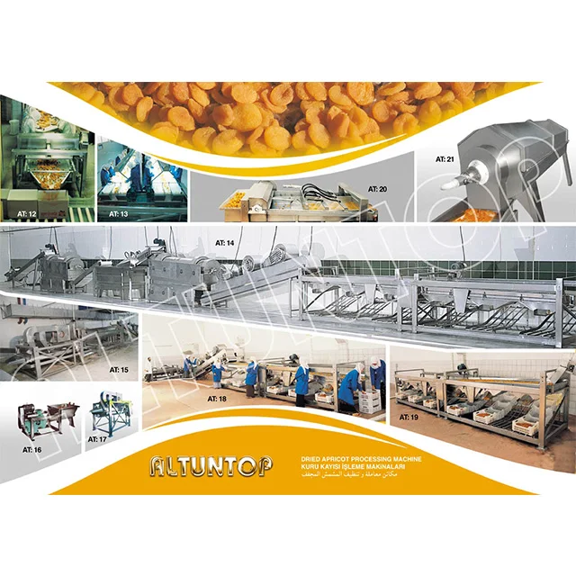 DRIED APRICOT PROCESSING MACHINE STEEL STAINLESS OEM INDUSTRIAL KITCHEN COMMERCIAL BAKERY EQUIPMENT