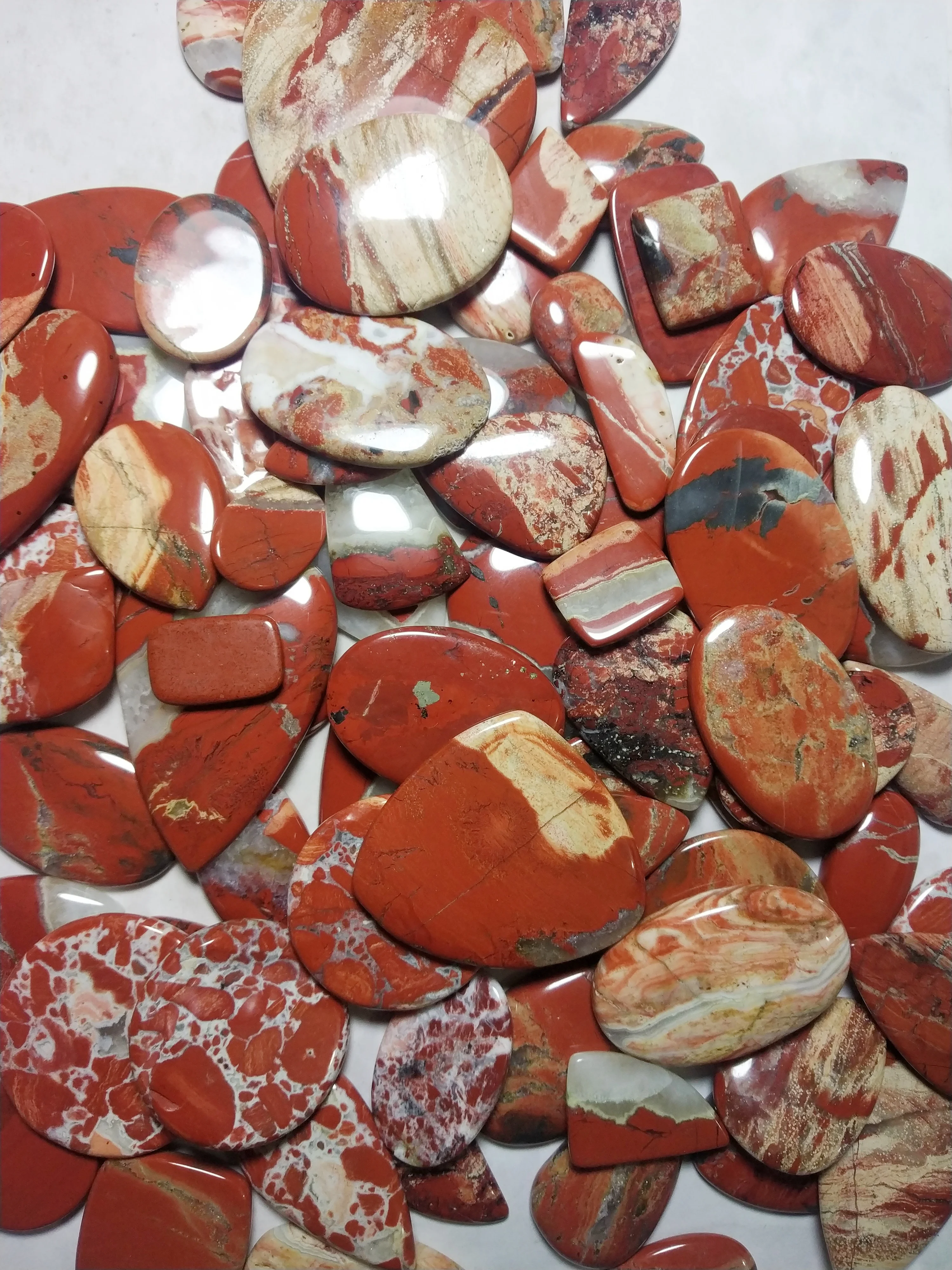 3A+ Quality 100% Natural Rainbow Jasper Free Size Loose Gemstone Healing Jewelry Cabochon Lot Free Size Loose Jewelry Gemstones