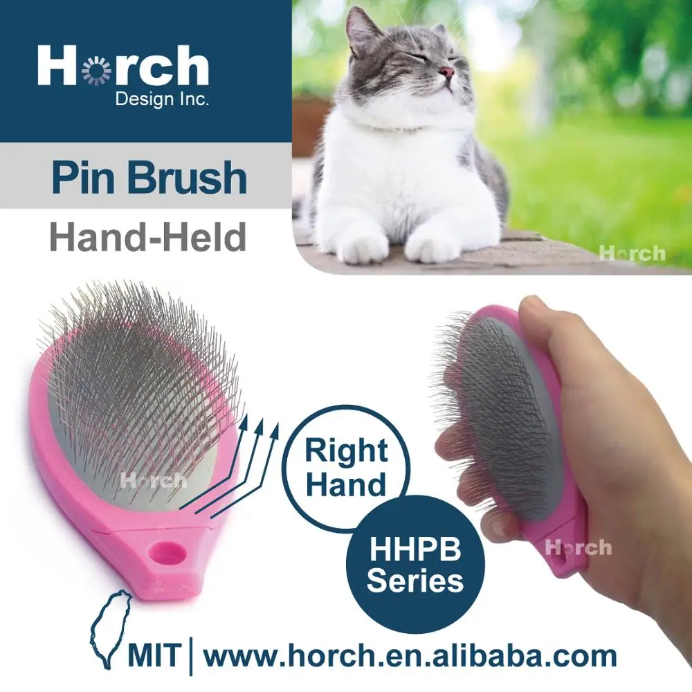 
Palm Slicker Brush Plastic Stainless Steel Pins 2021 New Pet Shop Product Brush for Dog 