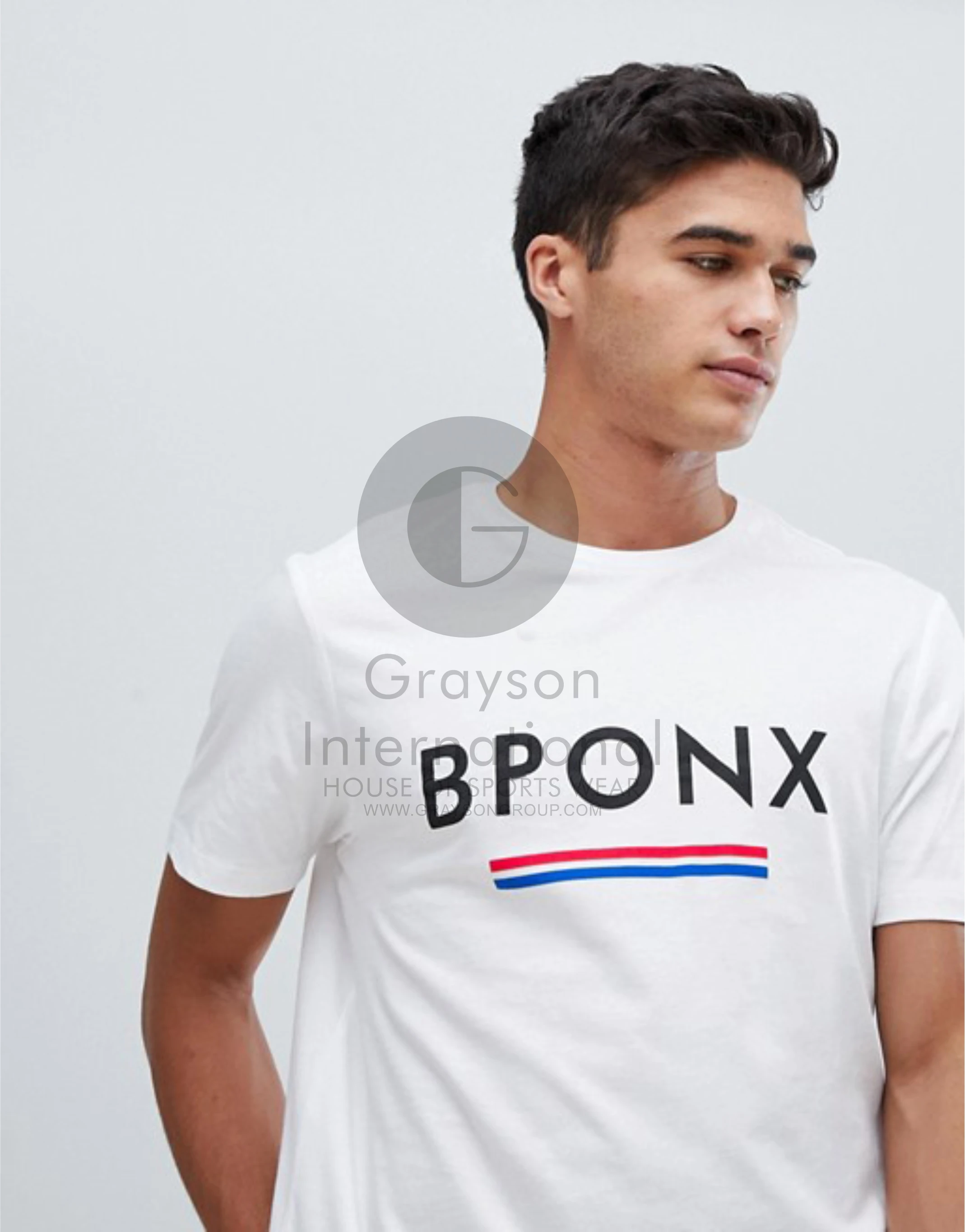 
 Изготовитель: Grayson international, высокое качество, оптовая продажа, мягкая ткань, хлопковая белая футболка с принтом на заказ  