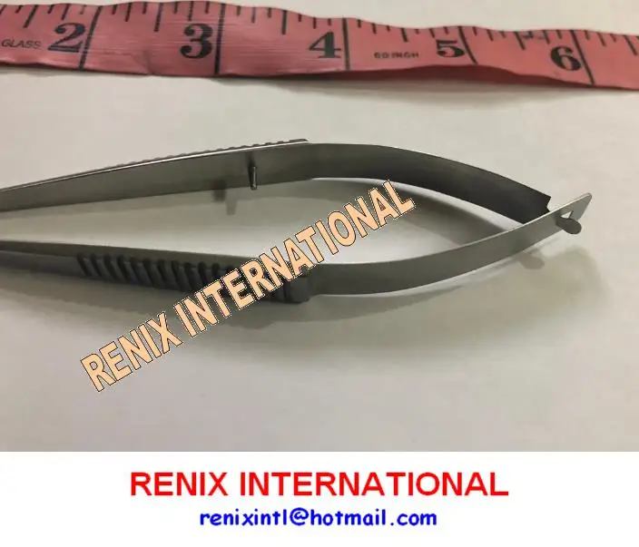 Yasargil Micro Scissors Bayonet / Cardiovascular Spring Action Scissor