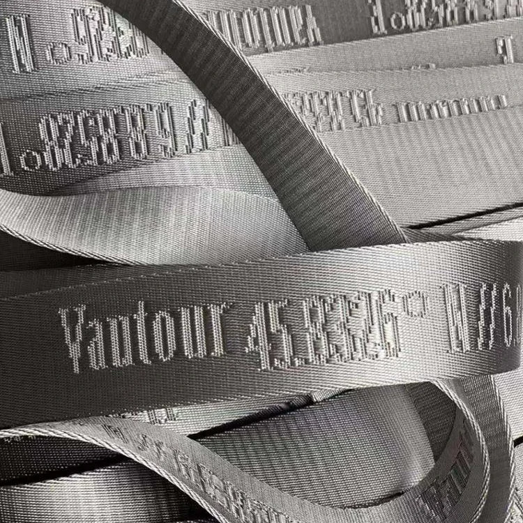 
hot selling custom white color D ring polyester fabric belt 
