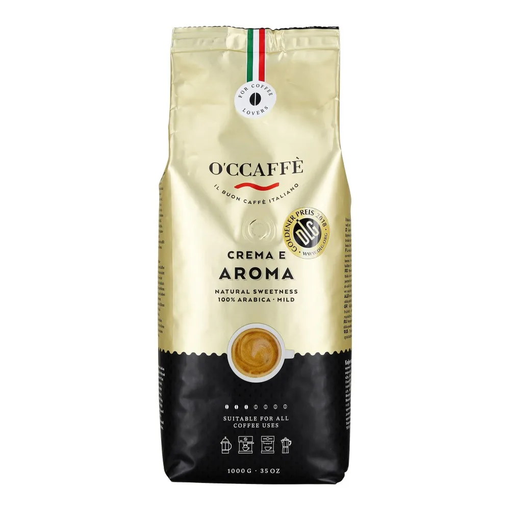 
 Occaffe итальянские эспрессо 100% Арабика жареные кофейные зерна для кофемашины  
