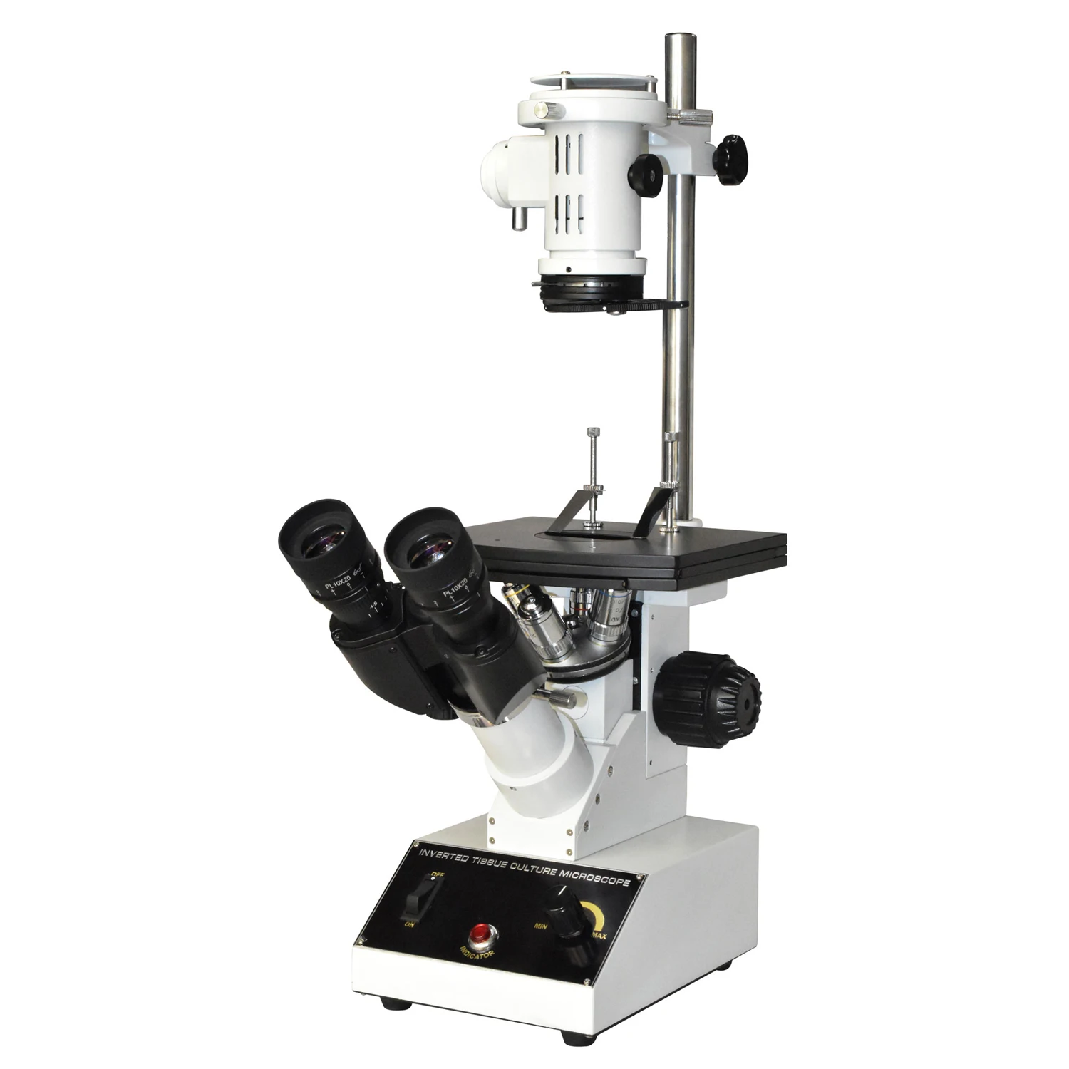 Binocular Inverted Tissue Culture Microscope/quadruple revolving nosepiece equipped with Observation Head Radical Manufacturer