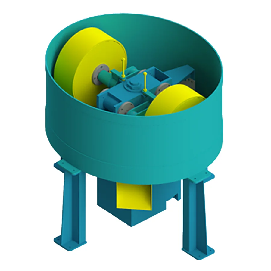 
Industrial batch sand mixer for mixing mold sand and gravel, production of Russia 