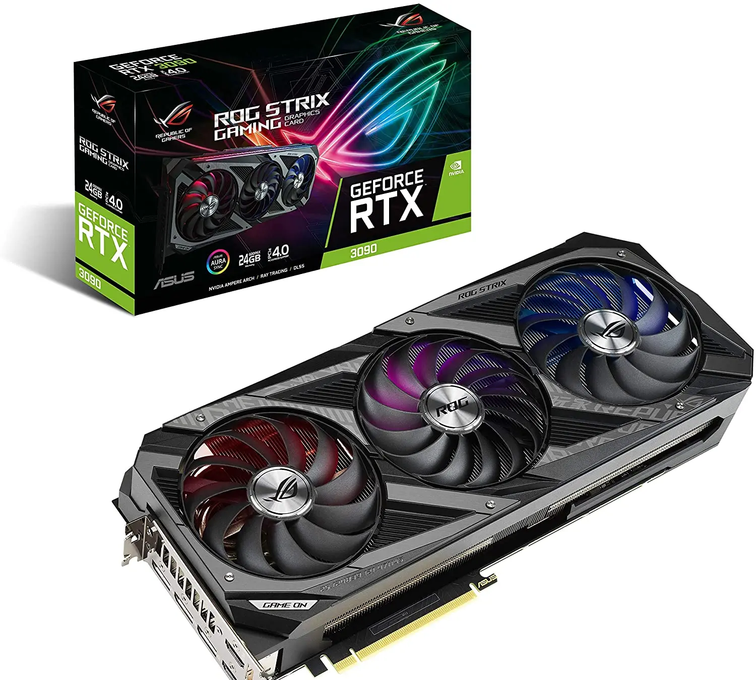 NEW  A-sus ROG STRIX N-VIDIA GeForce RTX 3090 3080 3070 3060  Gaming Graphics Card- PCIe 4.0, 24GB GDDR6X