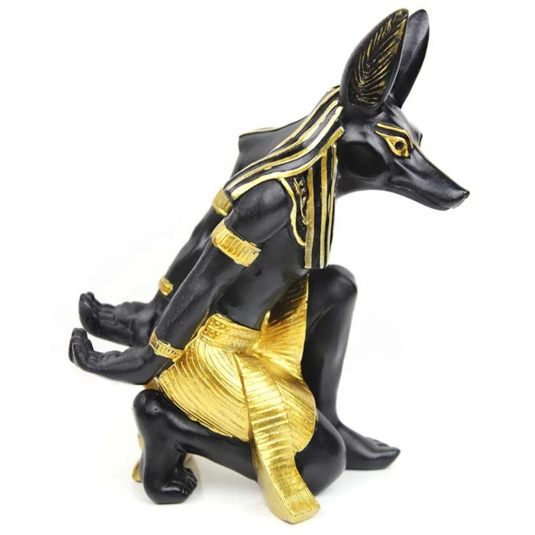 Винный Стеллаж Anubis из смолы, статуя богов, Древняя египетская дегипетская статуэтка, держатель для бутылки