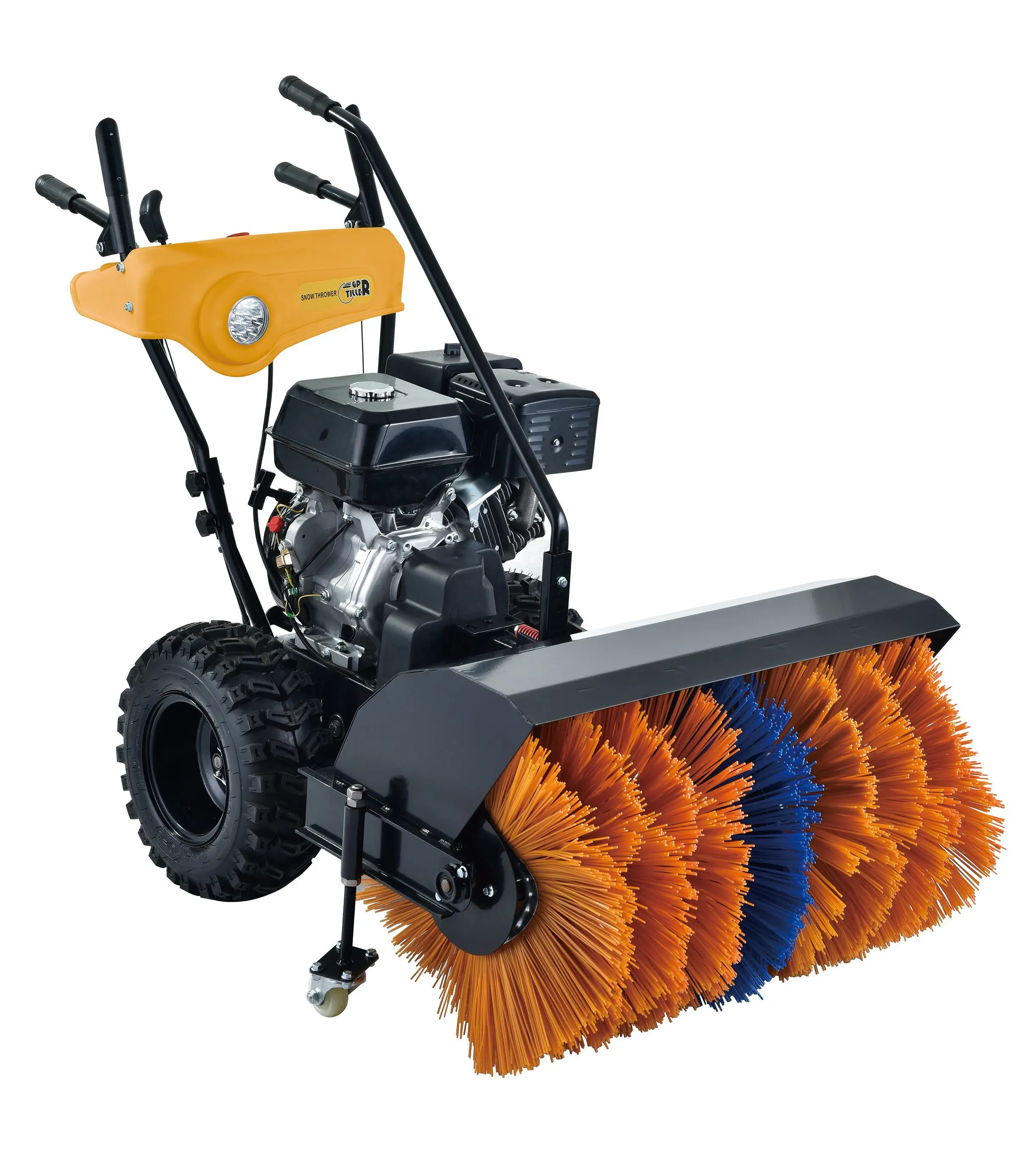 Качество идущий сзади Gasoline-Sweeper-Gasoline-Snow-Machine-Snow-Blower-11HP для