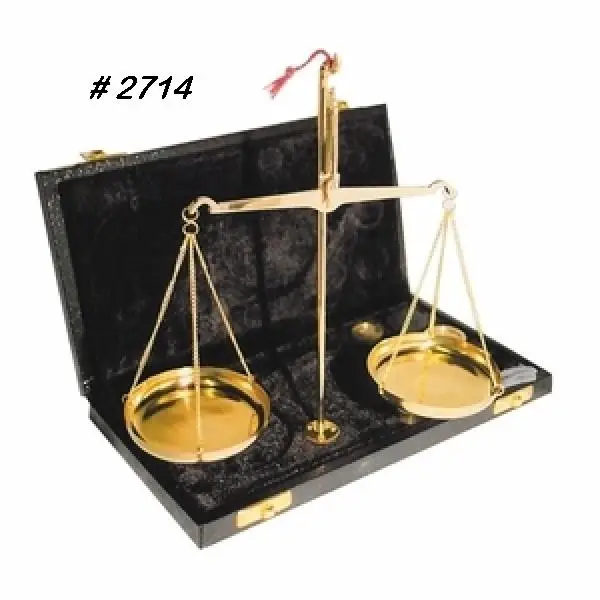 Brass Balance scale with wooden base Handmade Home Decor Balance Control Scale Smart Weight Scale