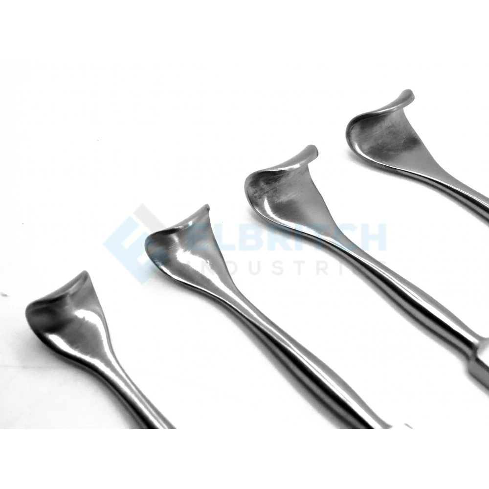 4 Pieces Set of DESMARRES Eye Retractor 11mm, 13mm, 15mm, 17mm Ophthalmic Surgical Ophthalmology Stainless Steel Instruments