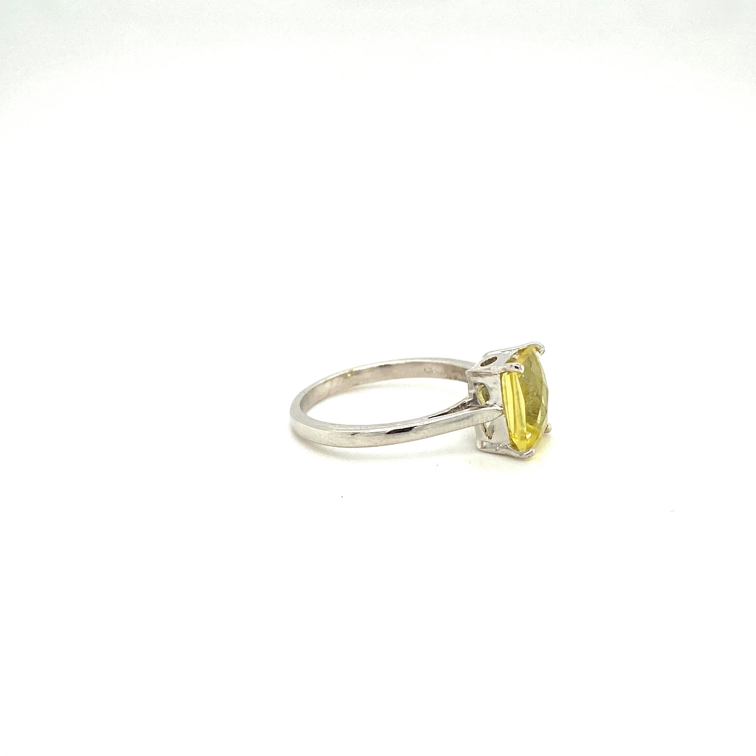Modern Design High Quality Lemon Topaz Gemstone Handmade Wedding Ring 925 Sterling Silver Jewelry Fine Bulk Product