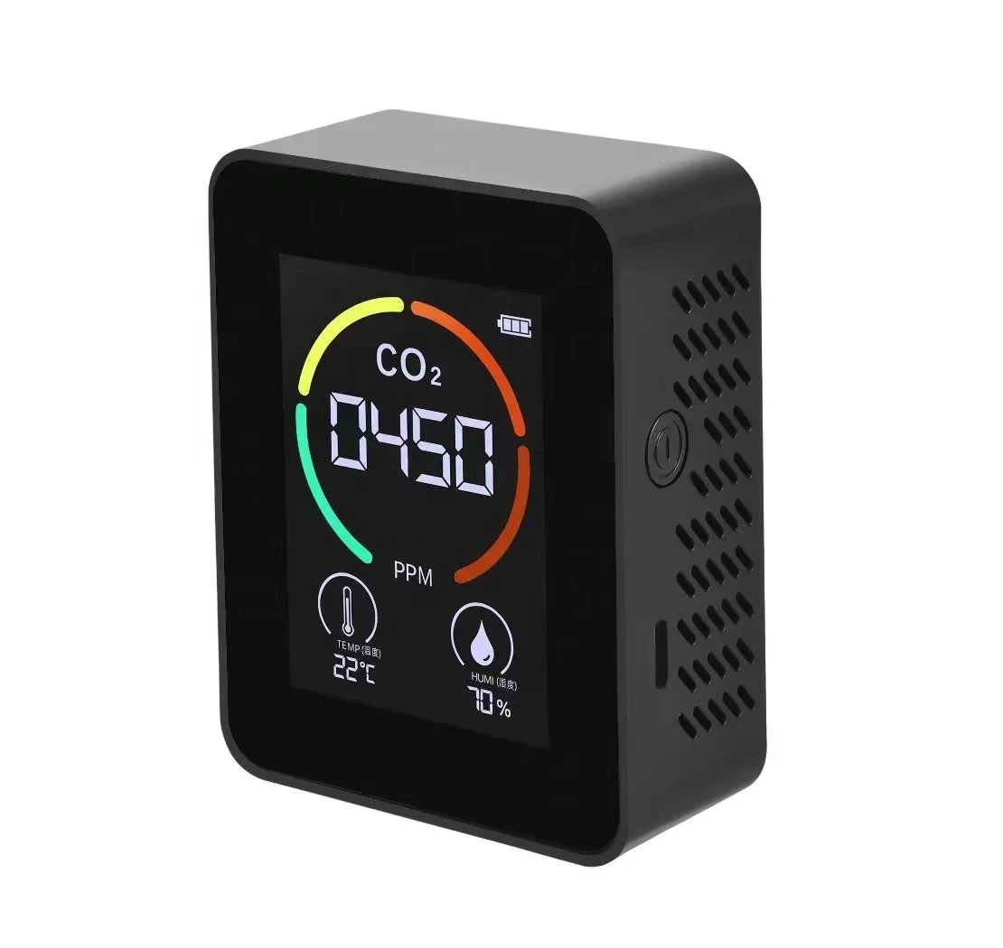 Air Quality CO2 Carbon Dioxide Detector Temperature and Humidity  CO2 monitor on Sensor Readings LED Screen