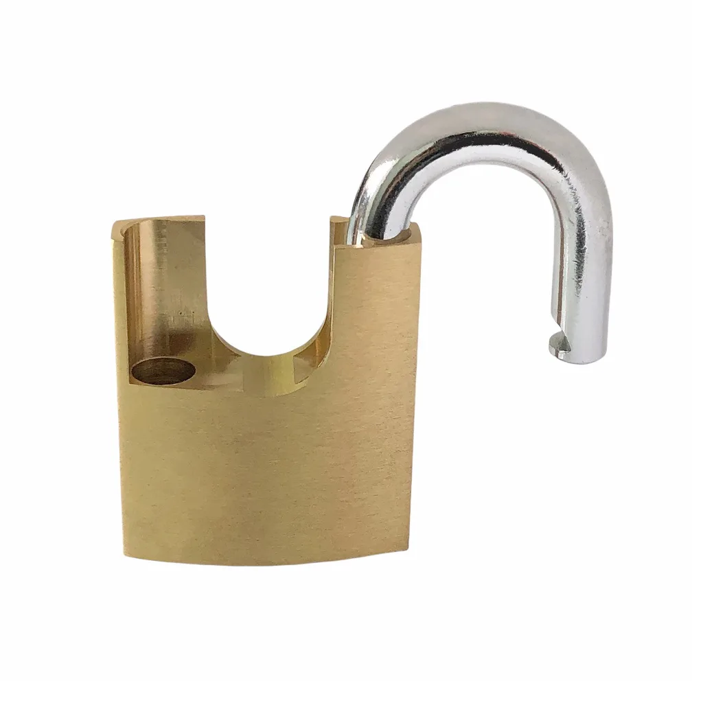 High Security Heavy Duty Shrouded Brass Padlock for Luggage