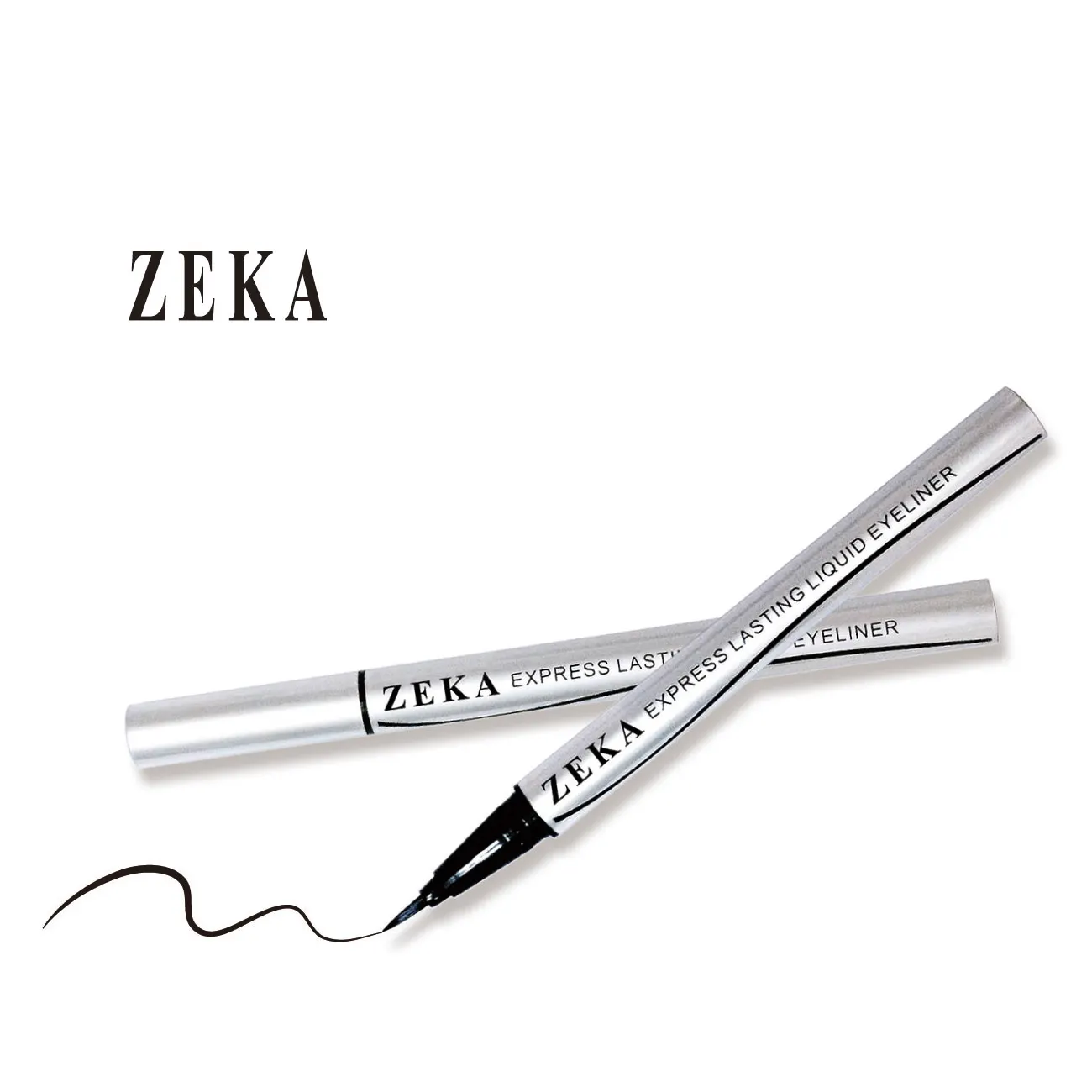 customize misted-silver cover liquid eyeliner pen