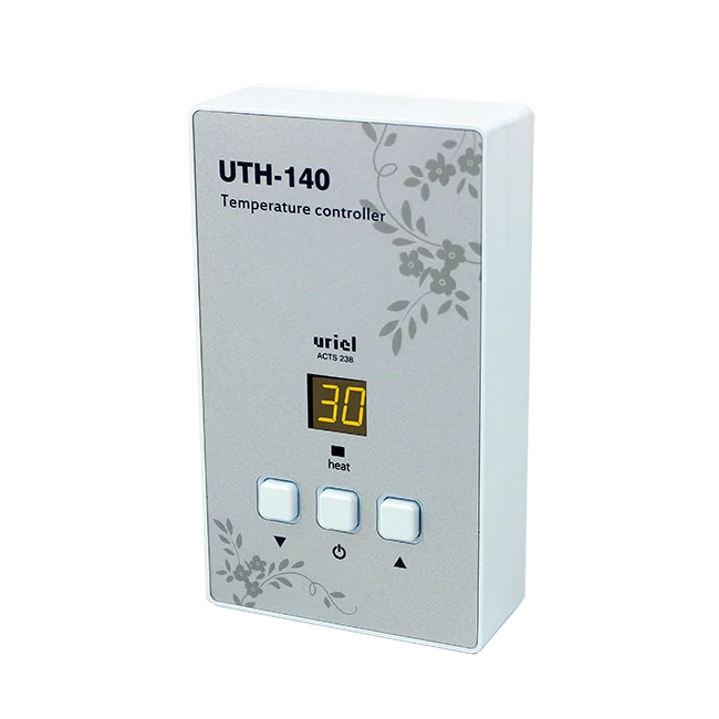 Уриэль ЦИФРОВОЙ ЭЛЕКТРИЧЕСКИЙ КОМНАТНЫЙ ТЕРМОСТАТ обогрева пола (регулятор температуры) UTH-140 для нагревательная пленка (или) кабельное телевидение