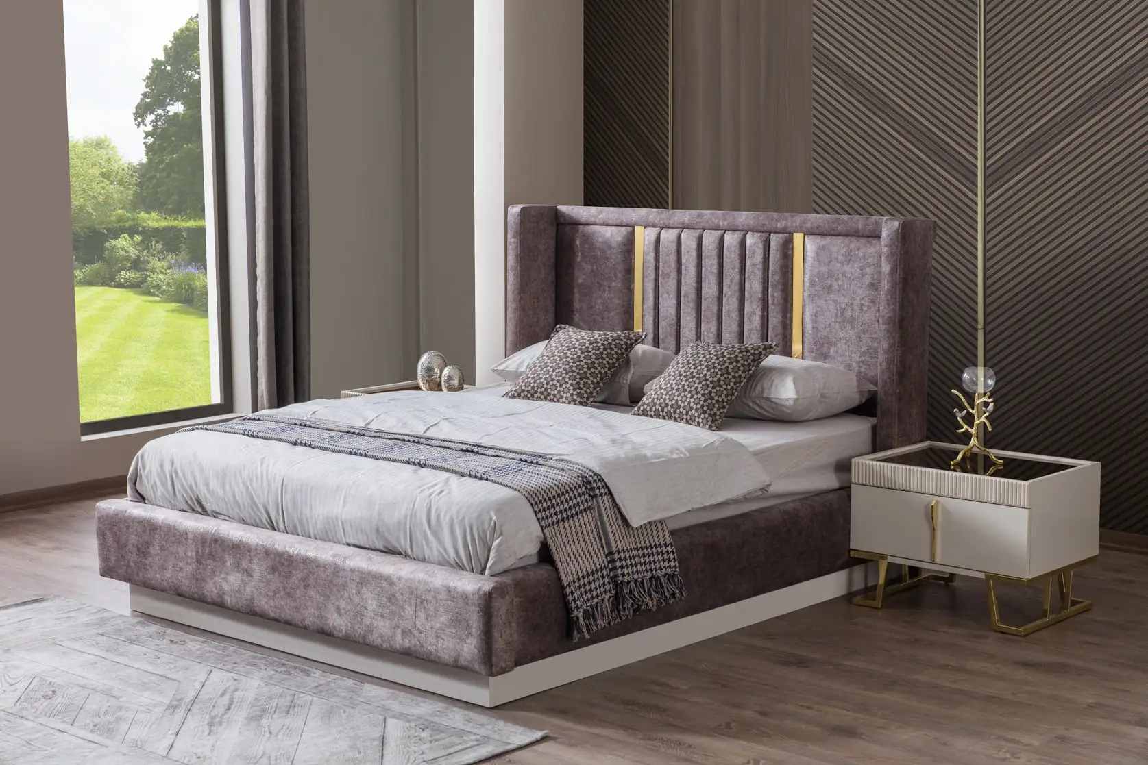 Эксклюзивная мебель для спальни NERO Сделано в Турции