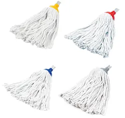 Malaysia Best Selling Dust Mop Floor Cleaning White Cotton Mop with Long Handle